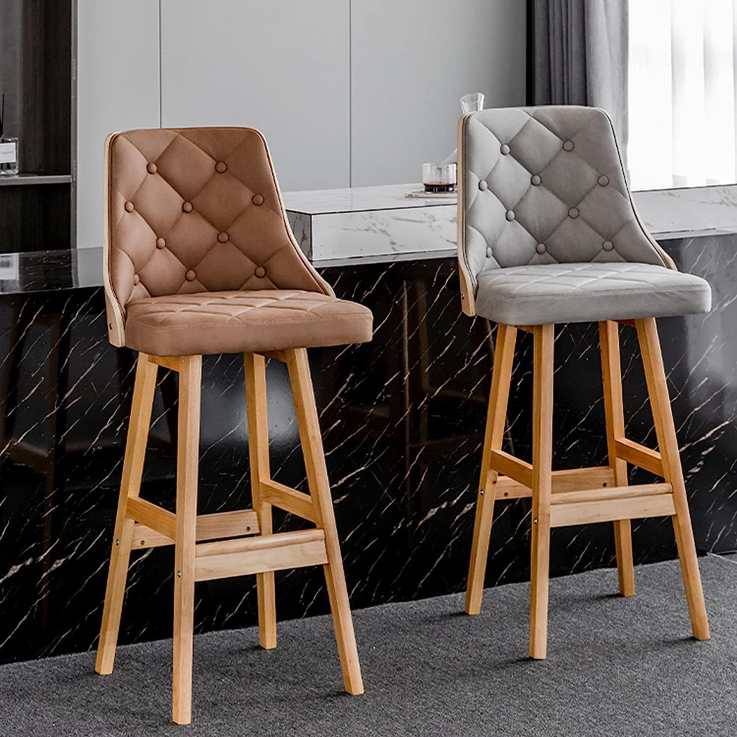 Upholstered Counter Height Bar Stool