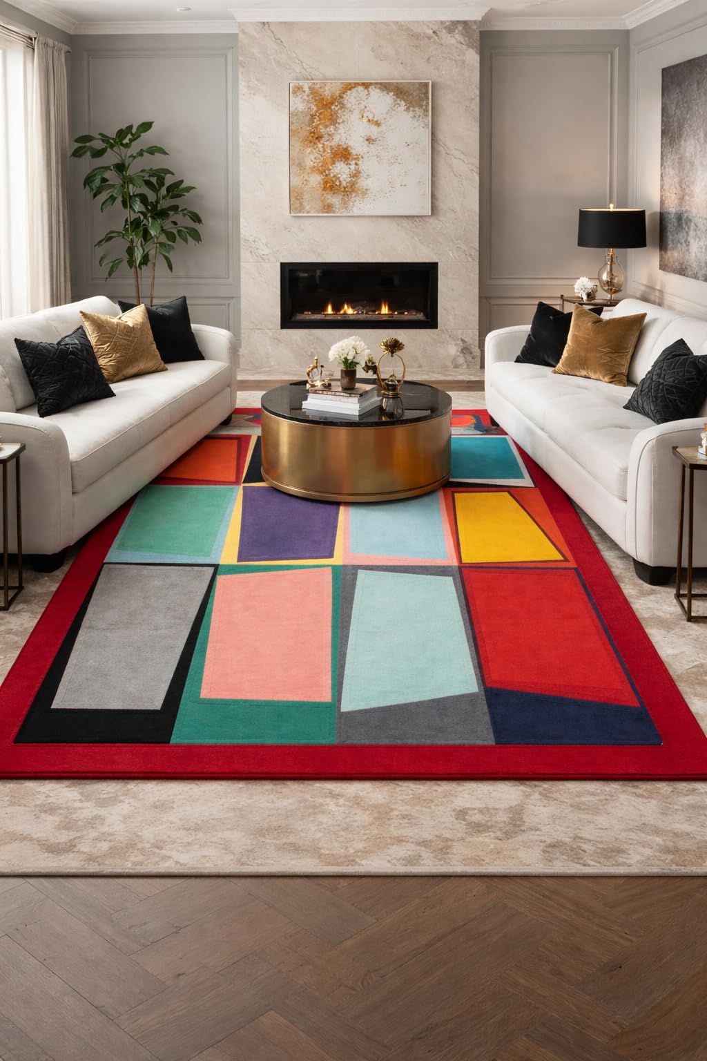 Modern Geometric Area Rug