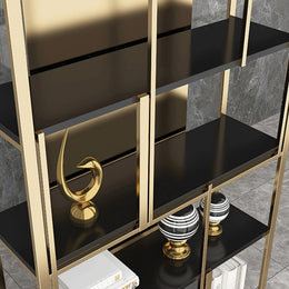 Metal Bookcase Display Shelf