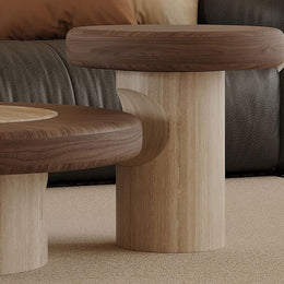 Round Nesting Coffee Table Set