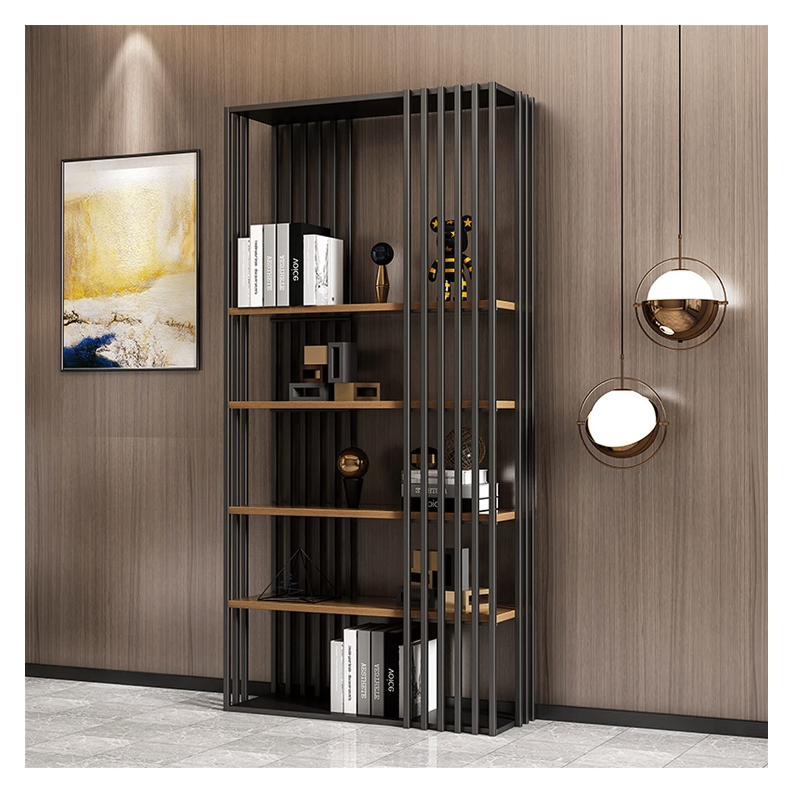 Industrial Open Bookcase Storage Rack