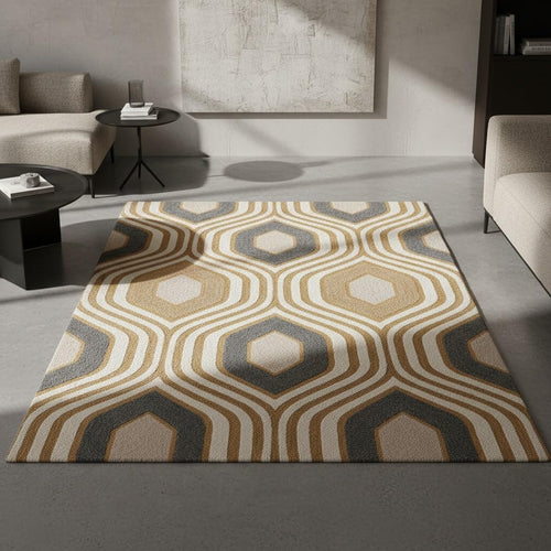 Hand Tufted Geometric Area Rug