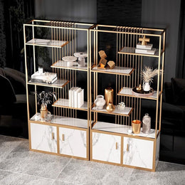 Metal Bookcase Storage Shelf