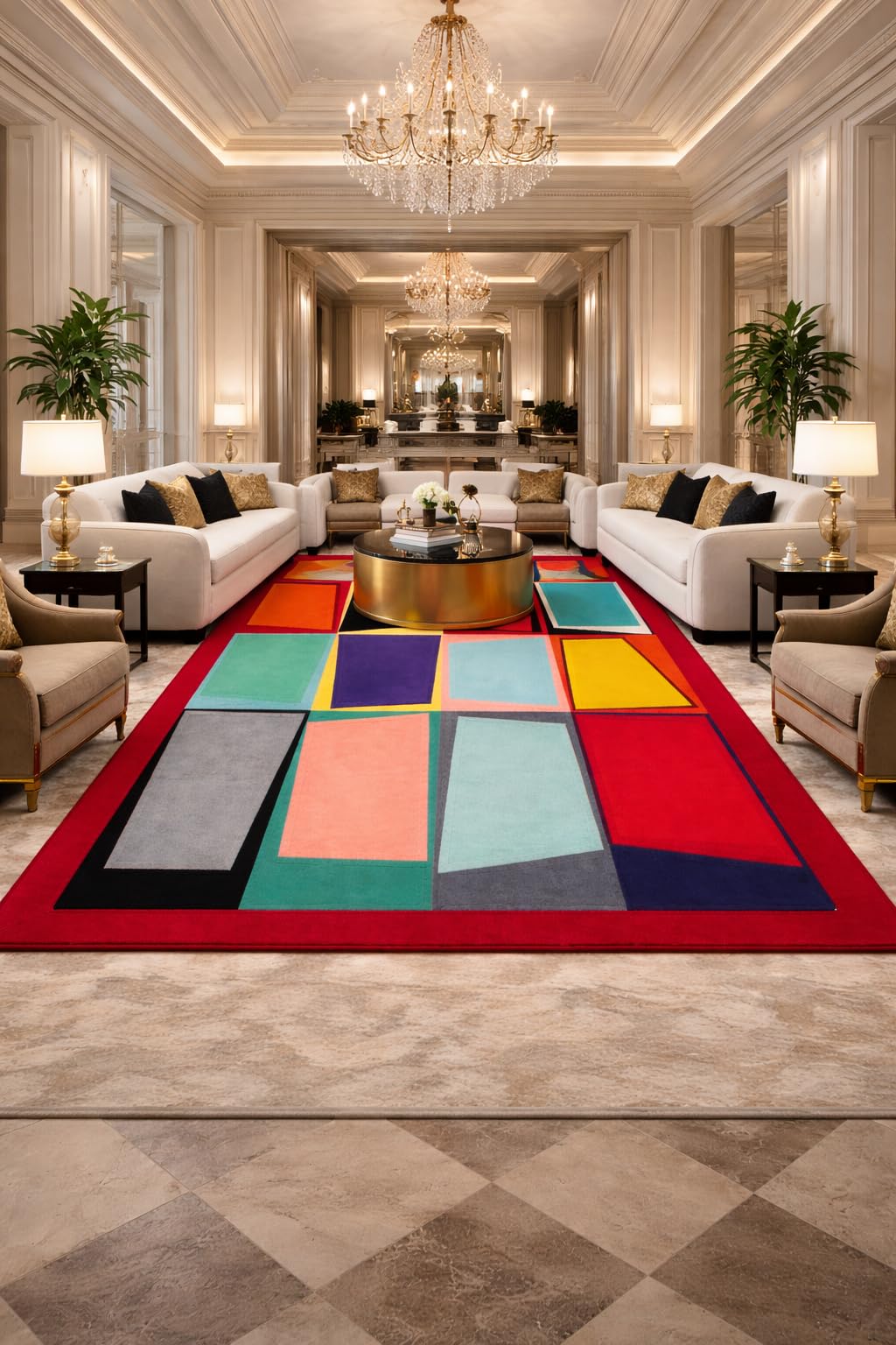 Modern Geometric Area Rug