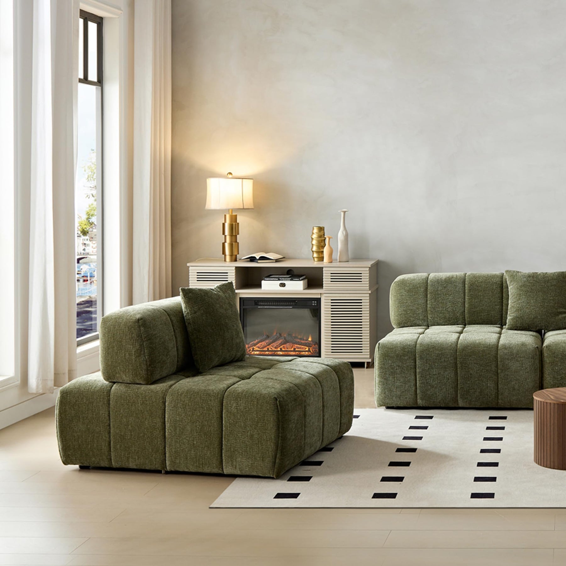 Modular Oversized Sectional Sofa with Chaise