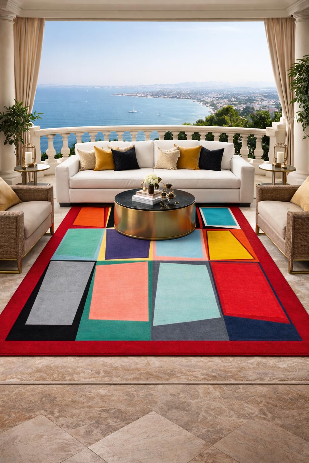 Modern Geometric Area Rug