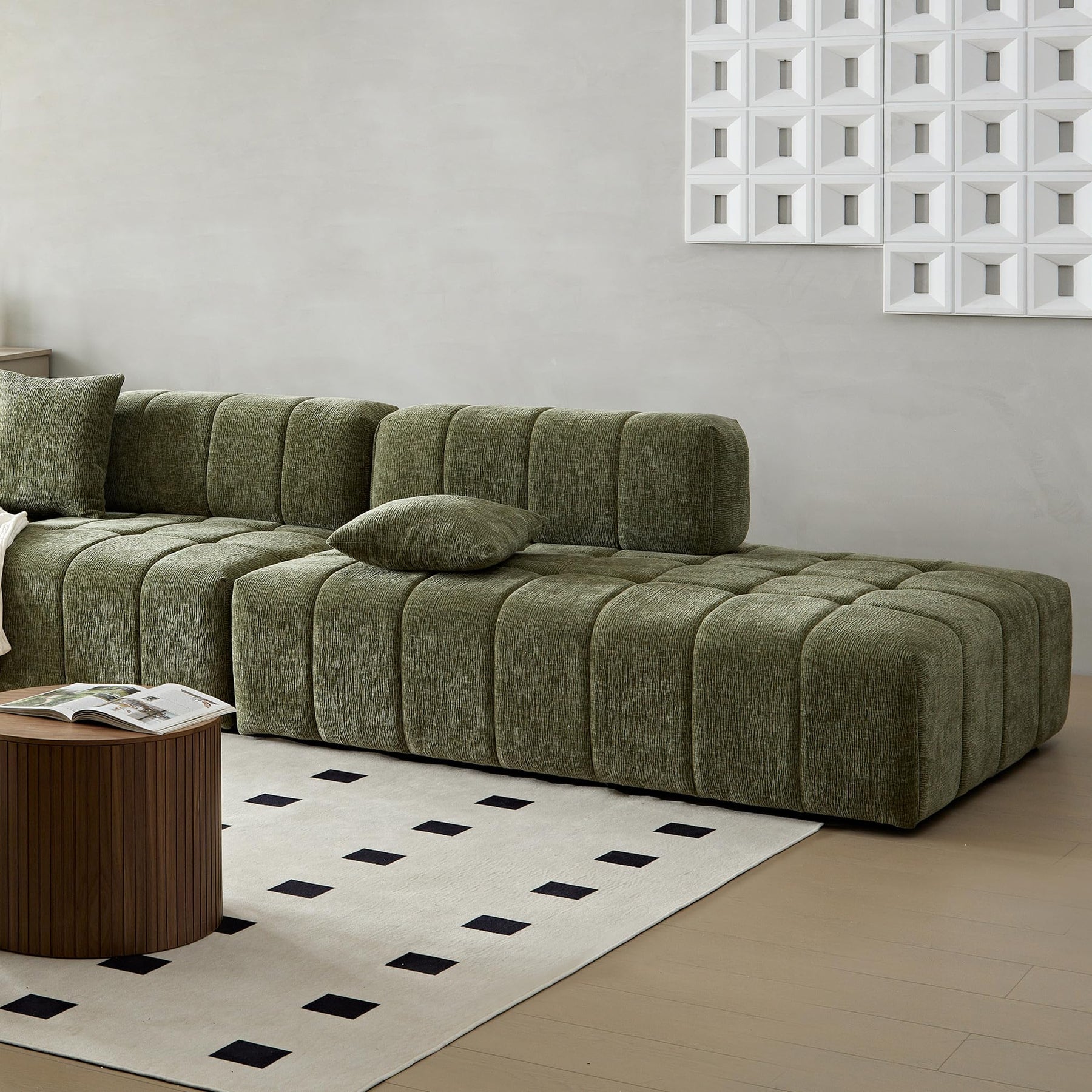 Modular Oversized Sectional Sofa with Chaise