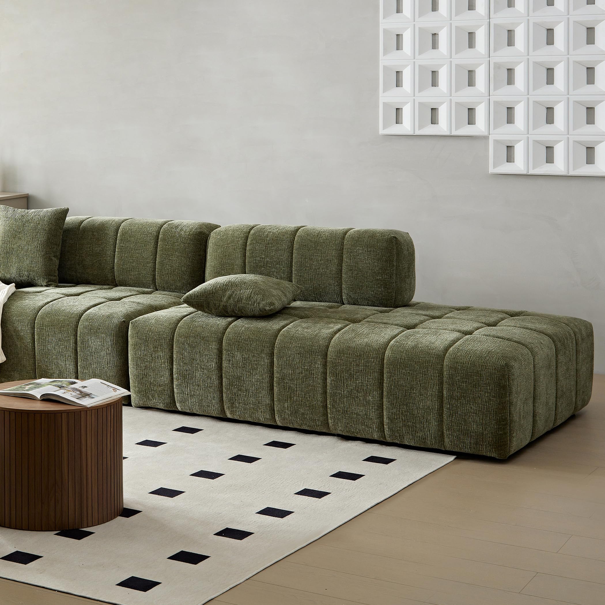 Modular Oversized Sectional Sofa with Chaise