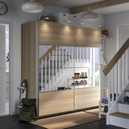 Sliding Door Wardrobe with Mirror