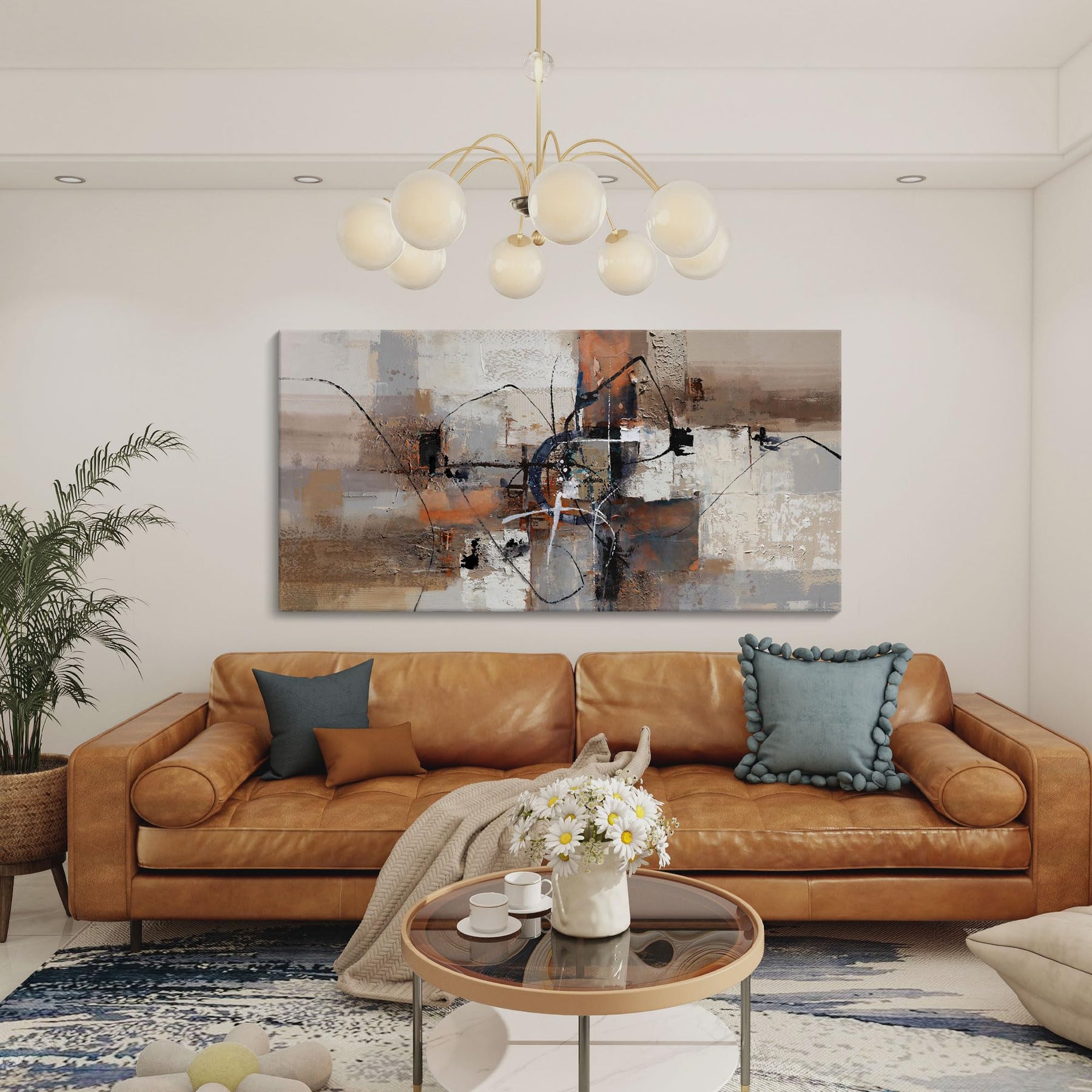 YDYSUNE Abstract Wall Art - Large Canvas Wall Decor Modern Pictures Painings