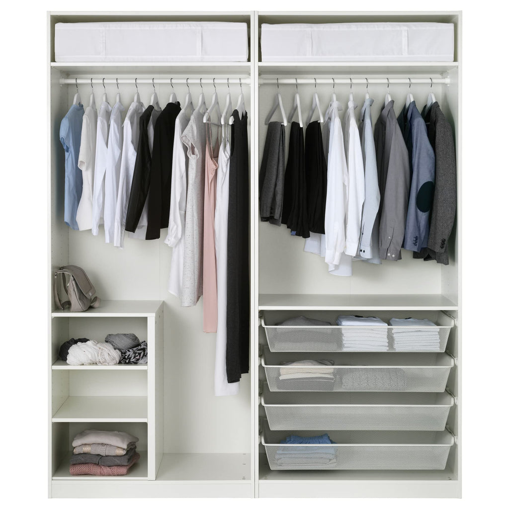 ProTuning PAX wardrobe, 200x60x236 cm, white/Bergsbo white
