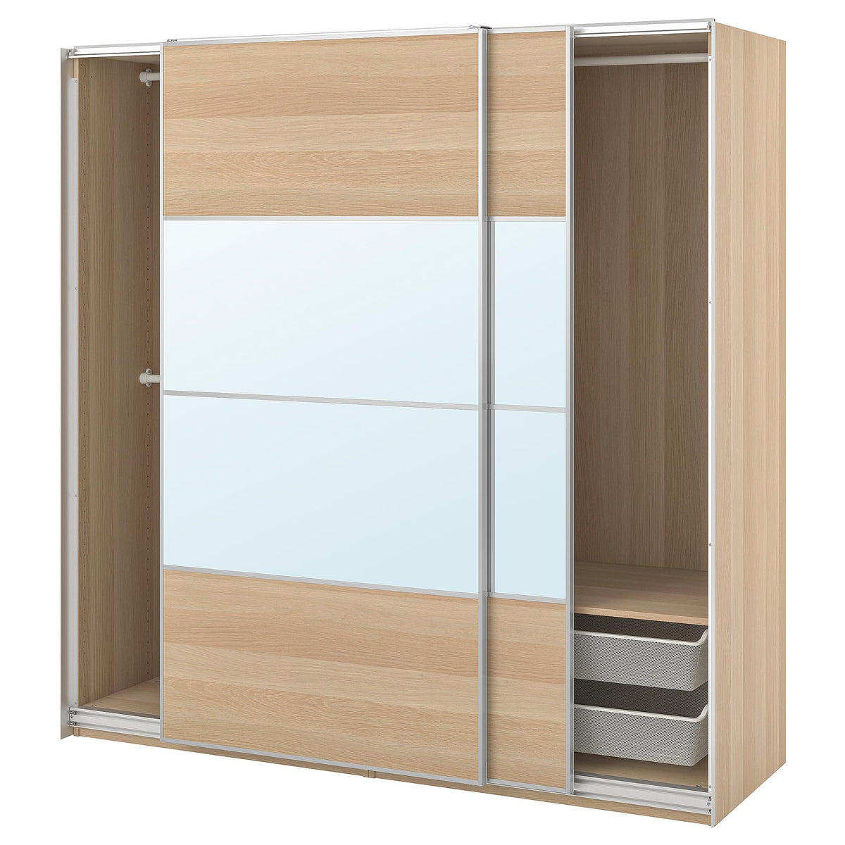 Sliding Door Wardrobe with Mirror