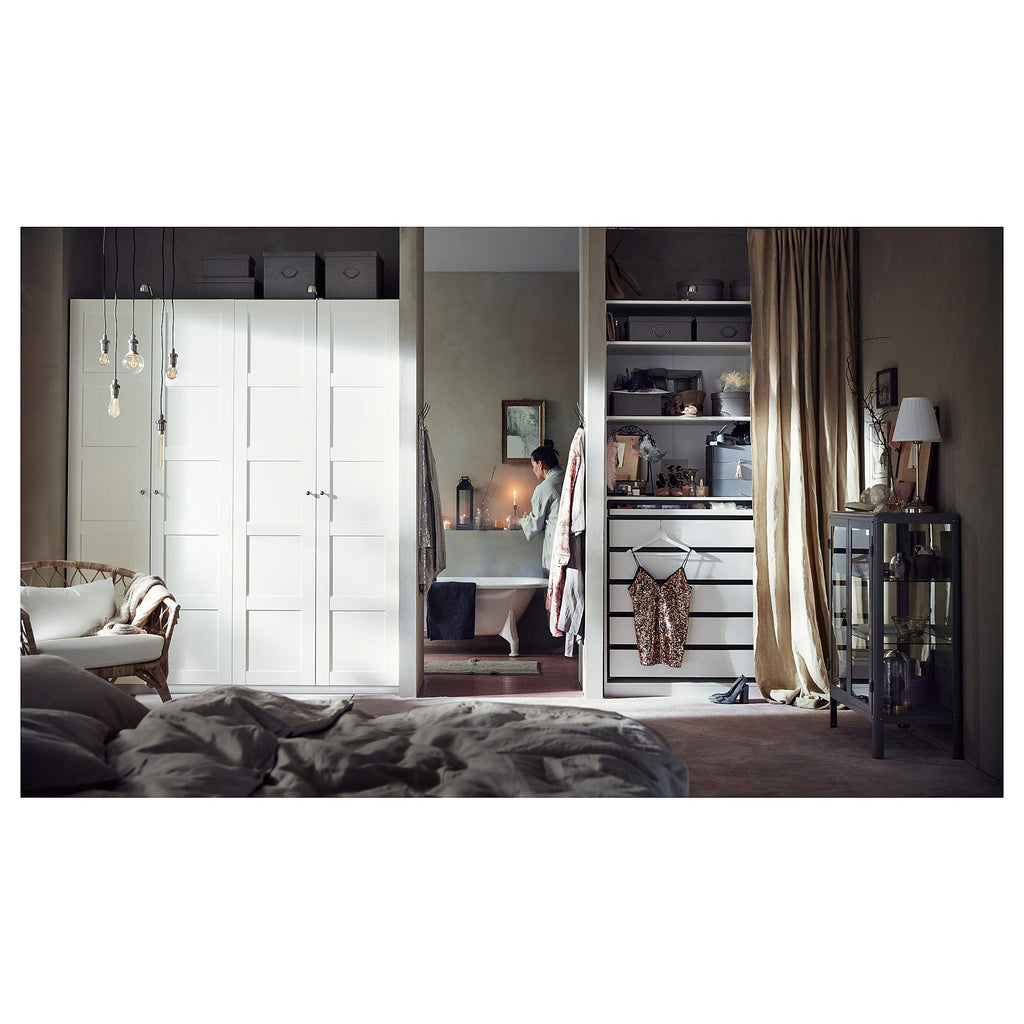 ProTuning PAX wardrobe, 200x60x236 cm, white/Bergsbo white