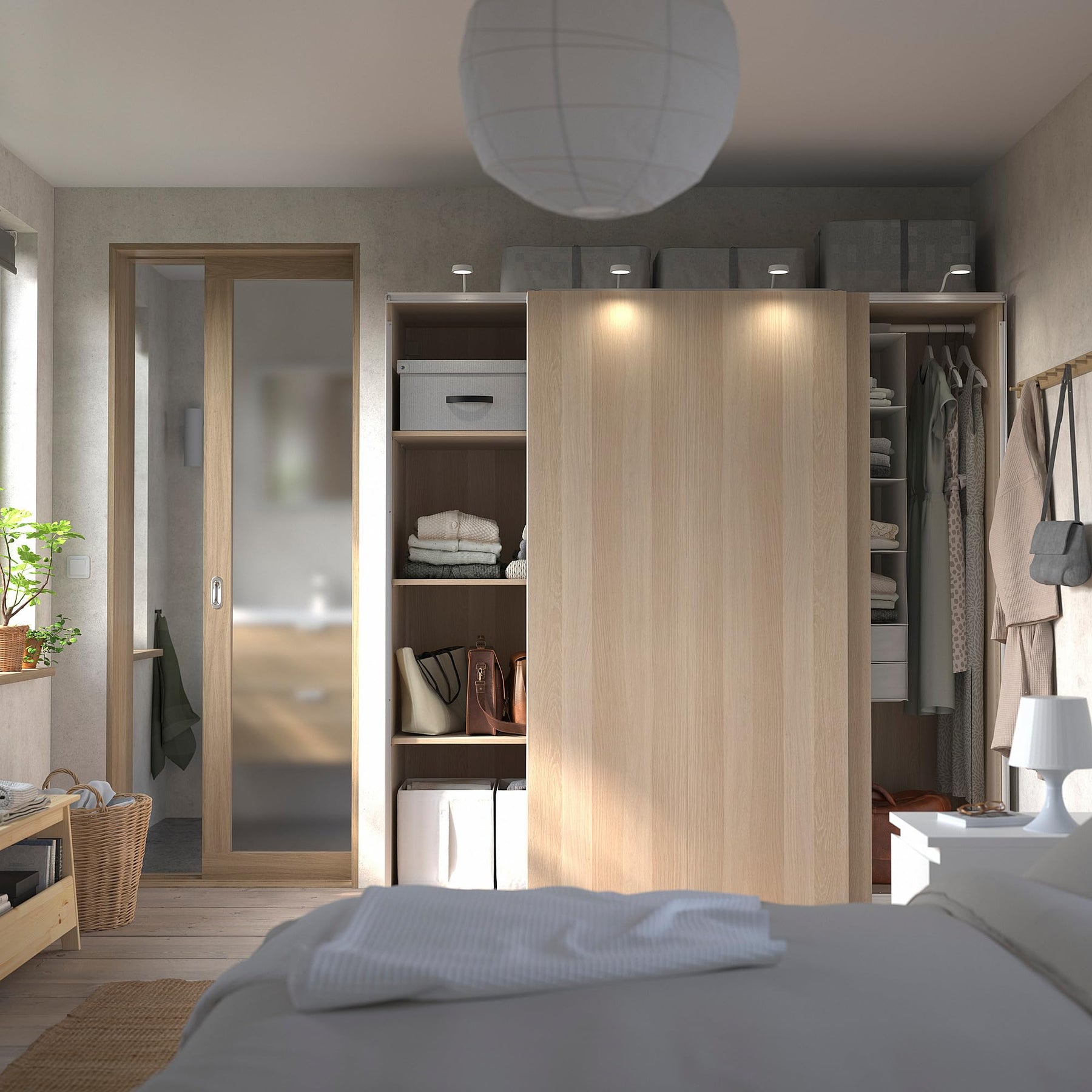 White Oak Wardrobe