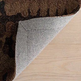 Abstract Hooked Wool Area Rug