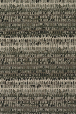 Abstract Hooked Wool Area Rug