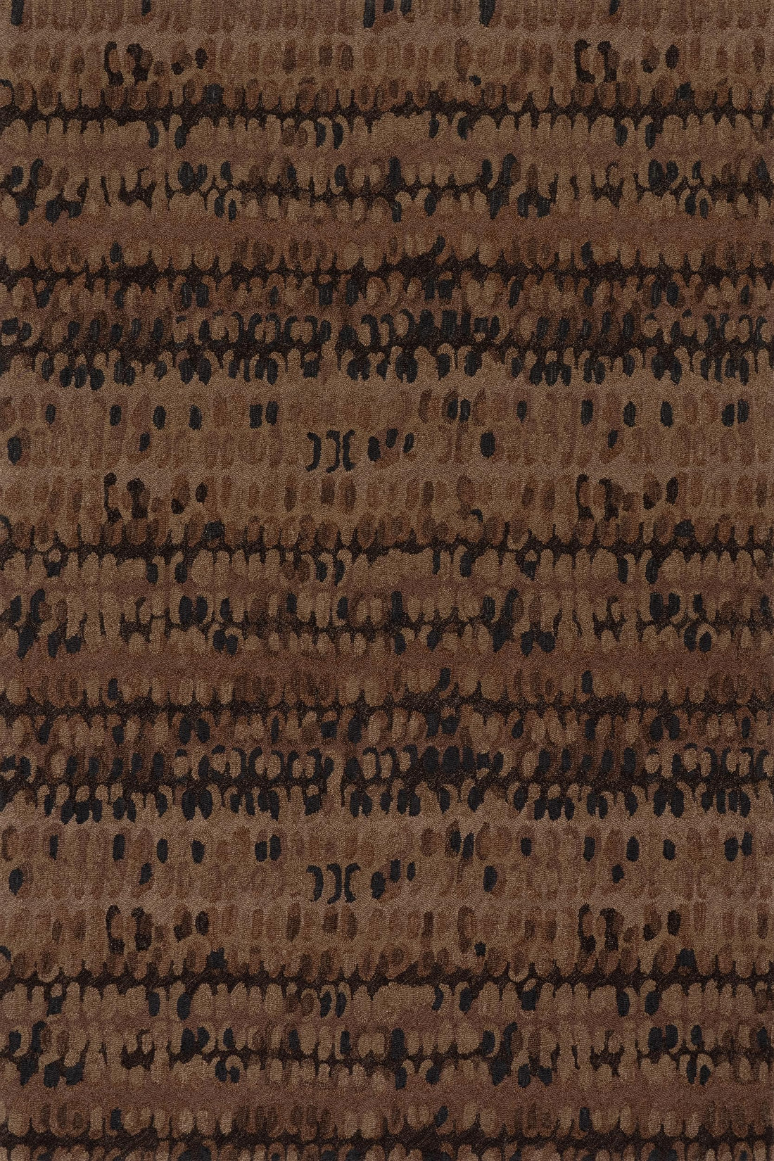 Abstract Hooked Wool Area Rug