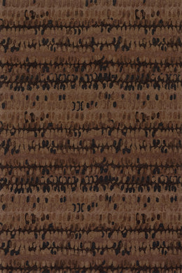 Abstract Hooked Wool Area Rug