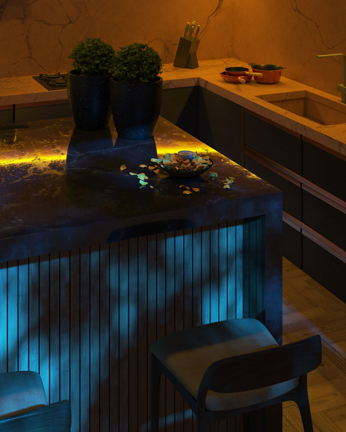 A Calm Dining Setting